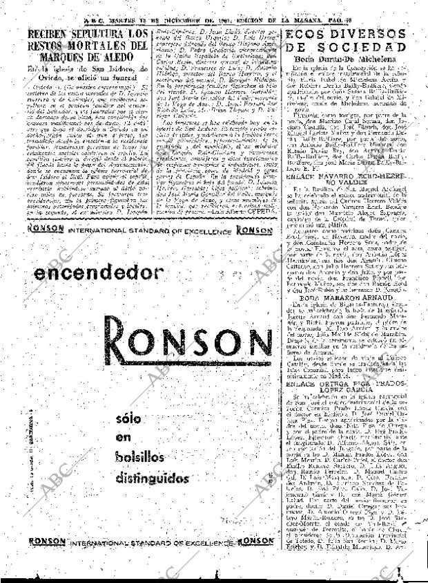 ABC MADRID 12-12-1961 página 59