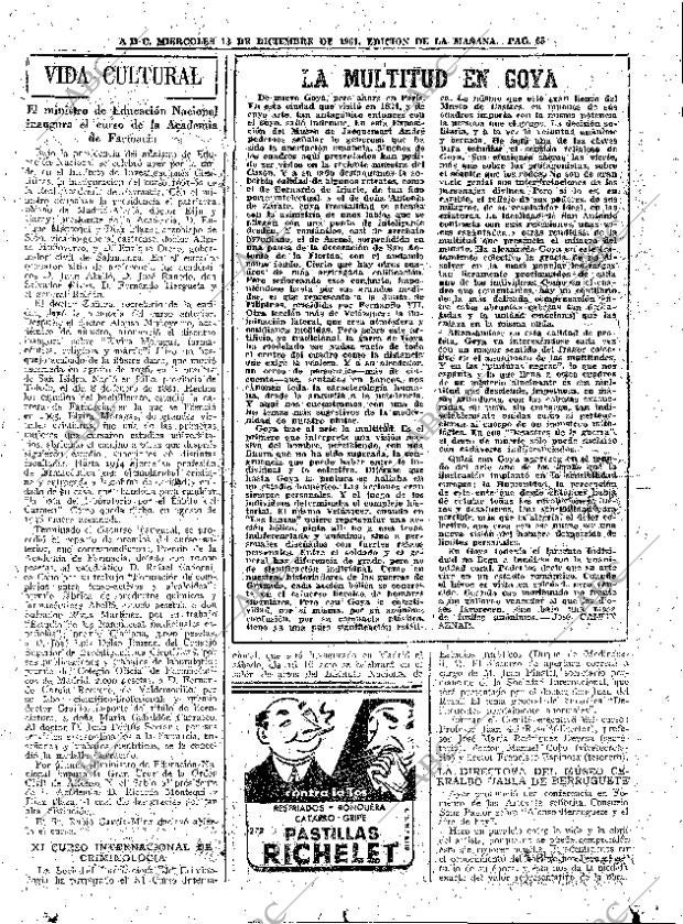 ABC MADRID 13-12-1961 página 65
