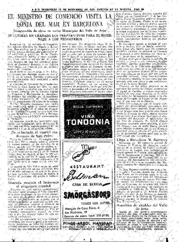 ABC MADRID 13-12-1961 página 69