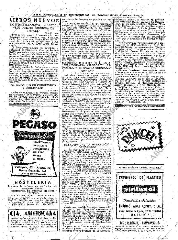 ABC MADRID 13-12-1961 página 78
