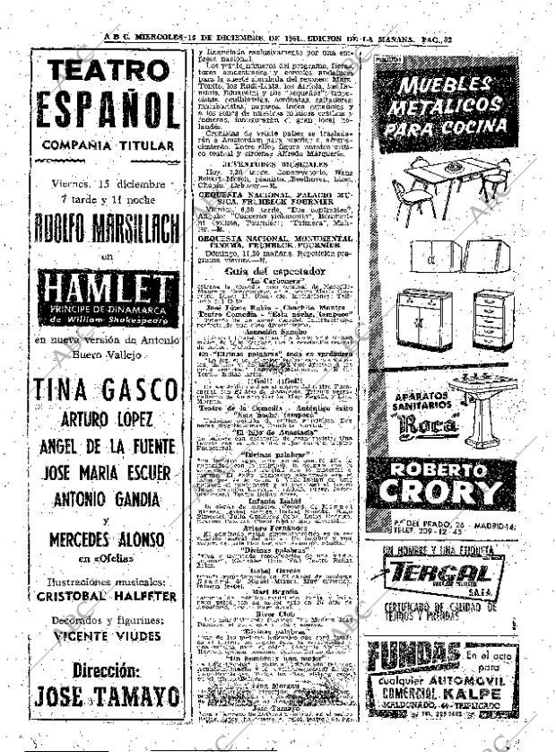 ABC MADRID 13-12-1961 página 82