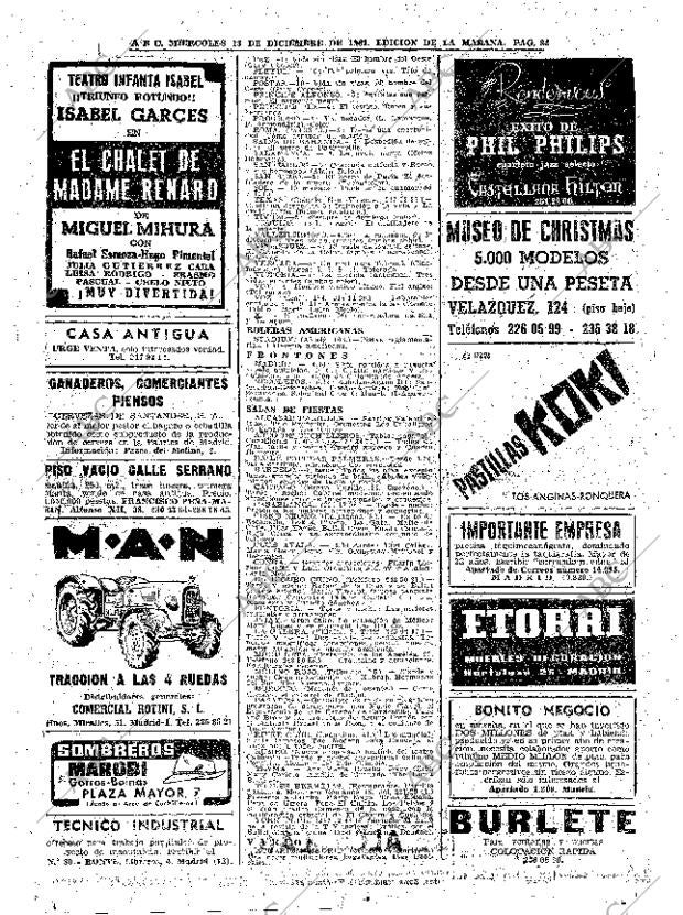ABC MADRID 13-12-1961 página 84
