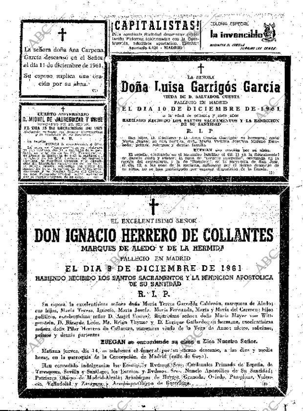 ABC MADRID 13-12-1961 página 91