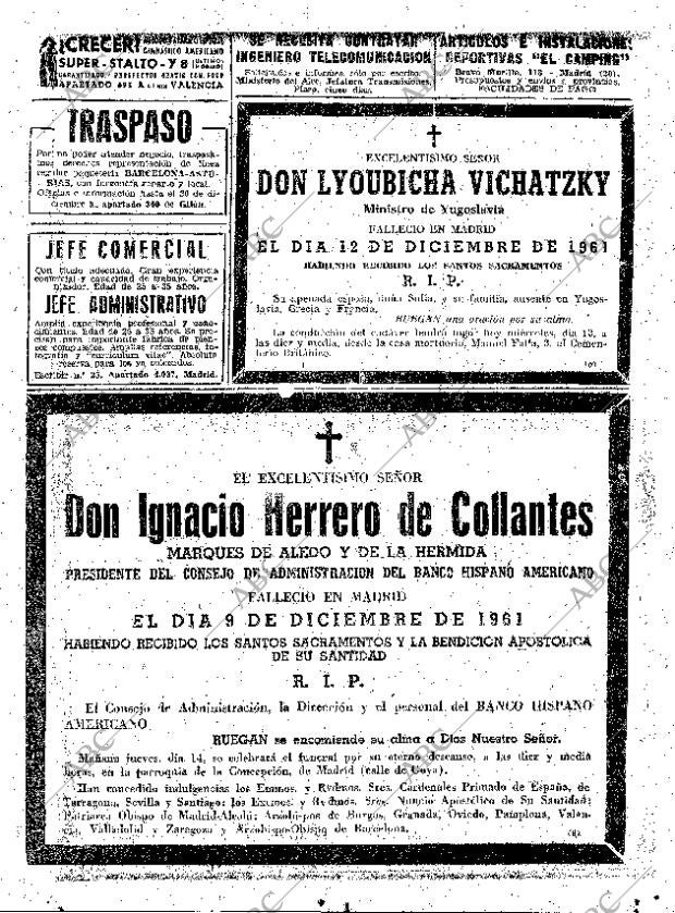 ABC MADRID 13-12-1961 página 93