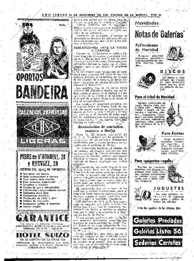 ABC MADRID 16-12-1961 página 48