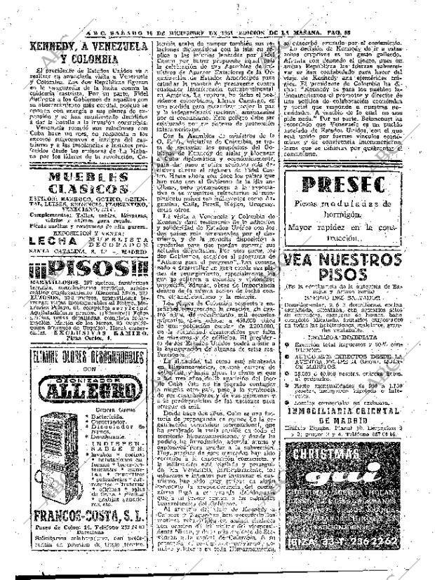 ABC MADRID 16-12-1961 página 56