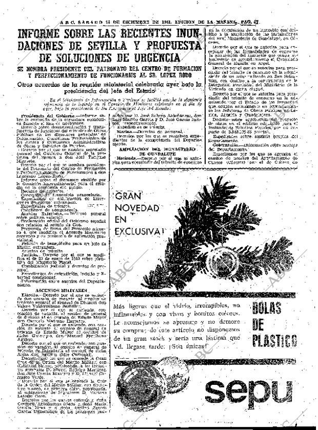 ABC MADRID 16-12-1961 página 57