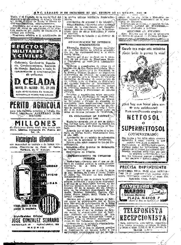 ABC MADRID 16-12-1961 página 58