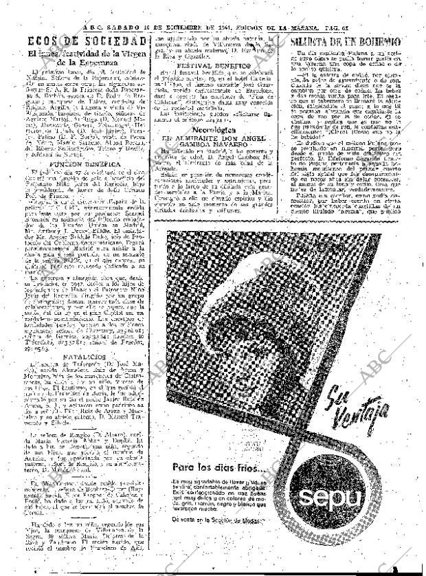 ABC MADRID 16-12-1961 página 61