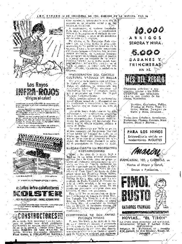 ABC MADRID 16-12-1961 página 64