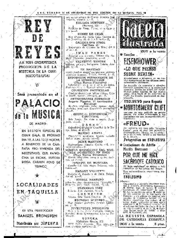 ABC MADRID 16-12-1961 página 66