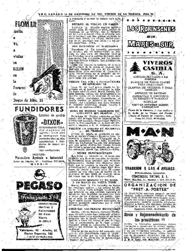 ABC MADRID 16-12-1961 página 74