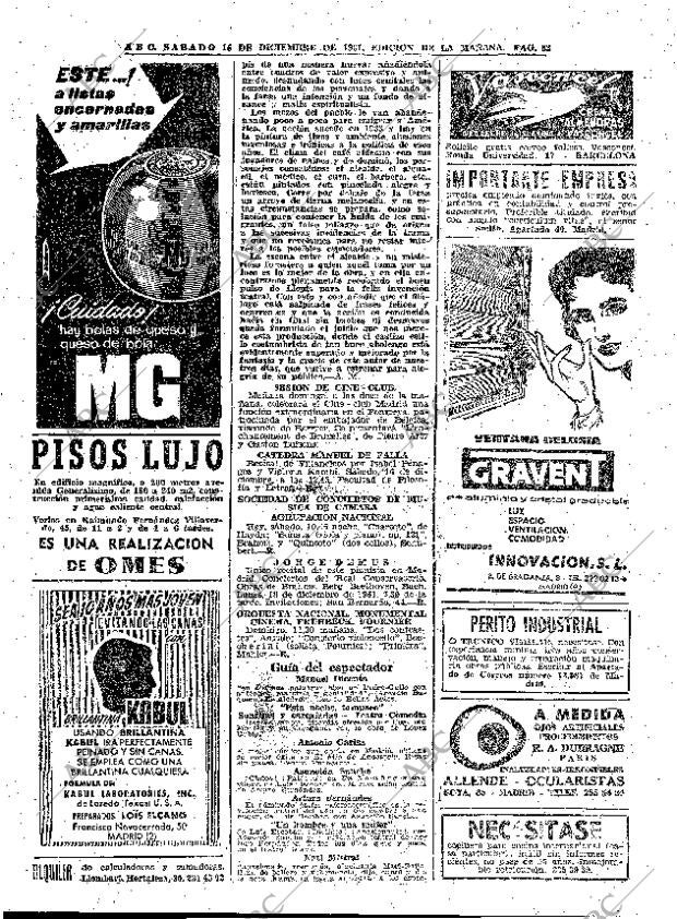 ABC MADRID 16-12-1961 página 82