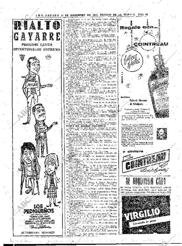 ABC MADRID 16-12-1961 página 84