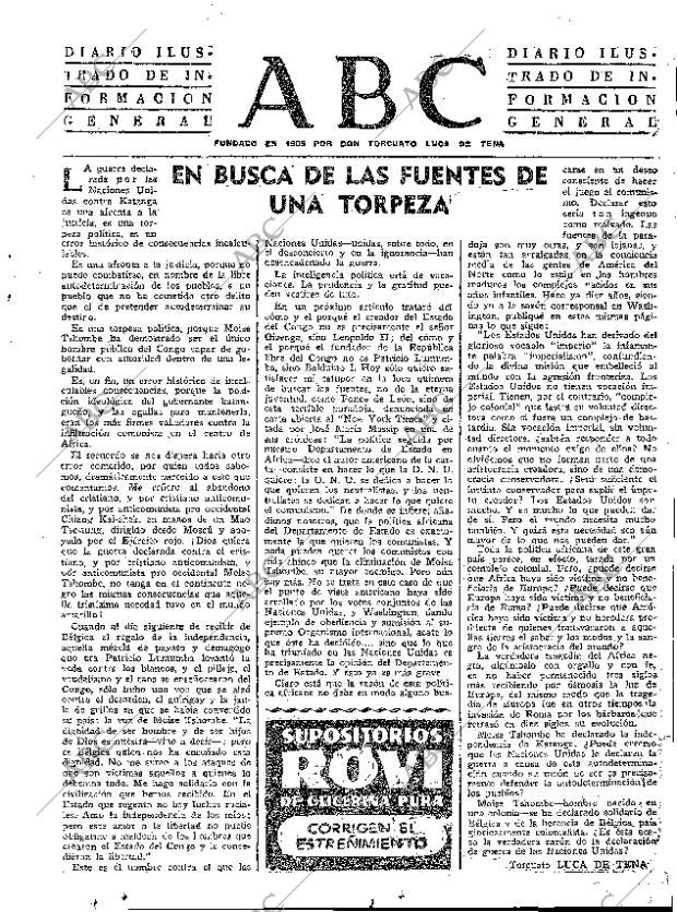 ABC MADRID 19-12-1961 página 3