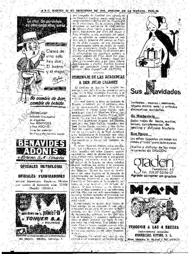 ABC MADRID 19-12-1961 página 64