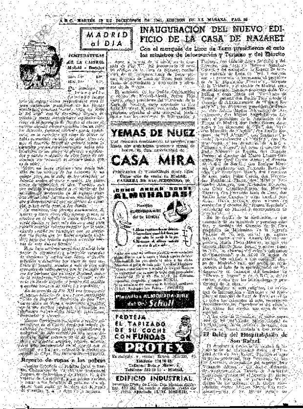 ABC MADRID 19-12-1961 página 65