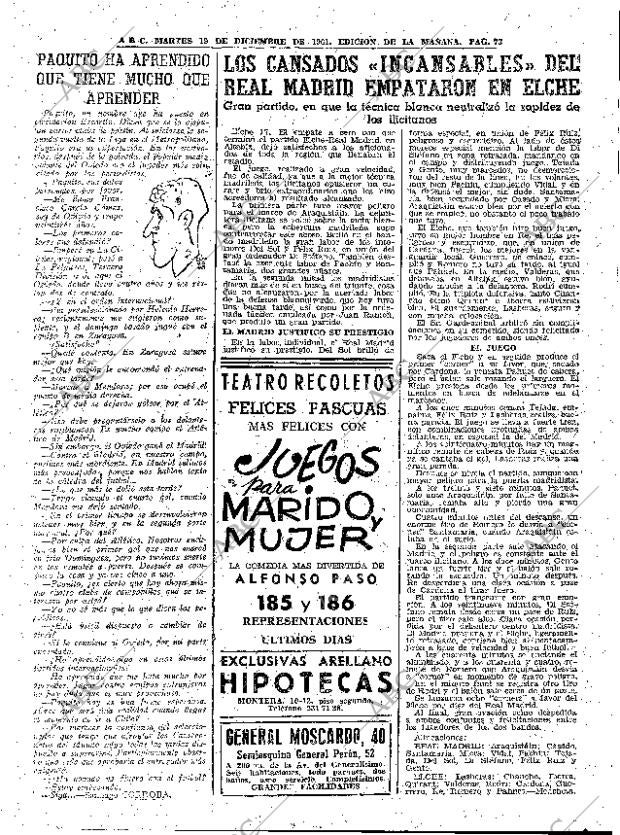 ABC MADRID 19-12-1961 página 73