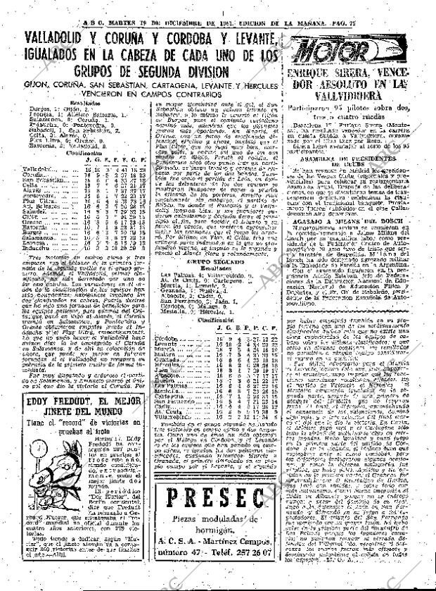 ABC MADRID 19-12-1961 página 75