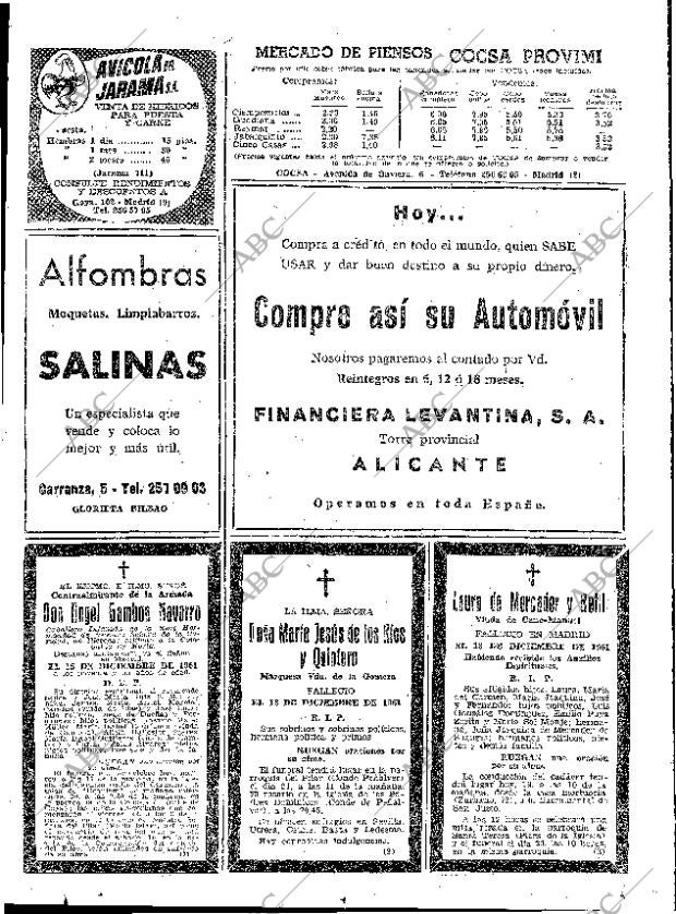 ABC MADRID 19-12-1961 página 89