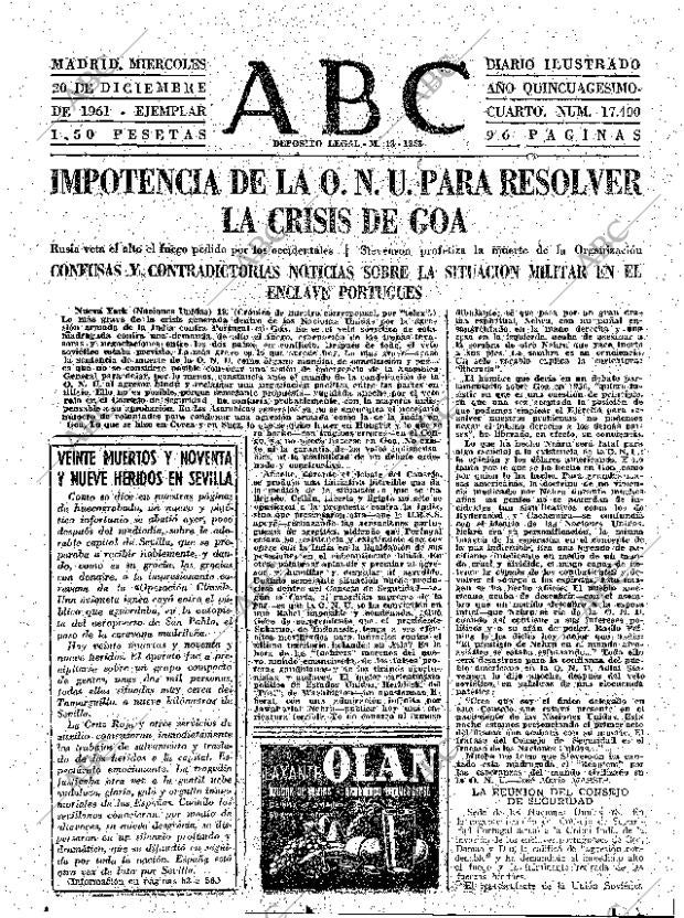 ABC MADRID 20-12-1961 página 47