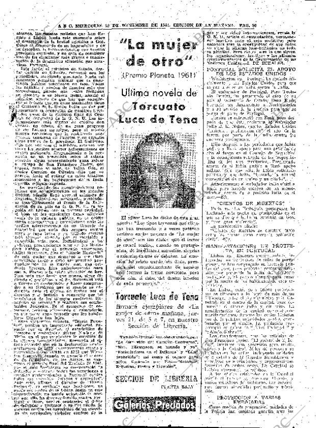 ABC MADRID 20-12-1961 página 50