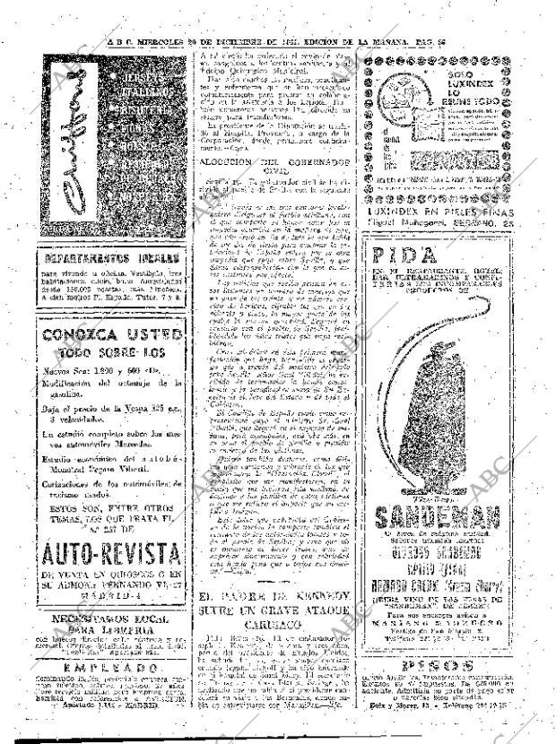 ABC MADRID 20-12-1961 página 56