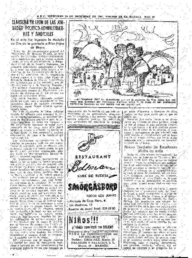 ABC MADRID 20-12-1961 página 67