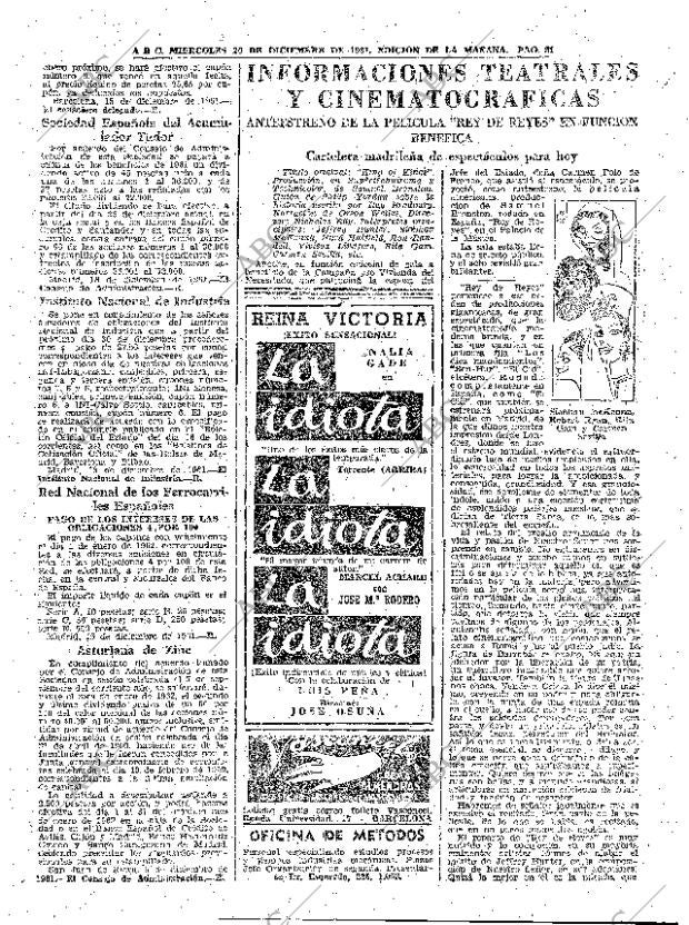 ABC MADRID 20-12-1961 página 81