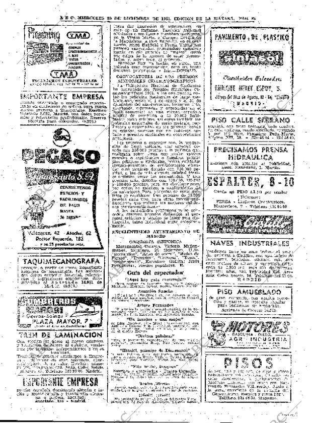 ABC MADRID 20-12-1961 página 82