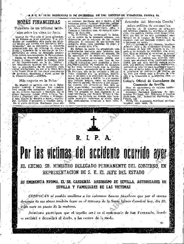 ABC SEVILLA 20-12-1961 página 59