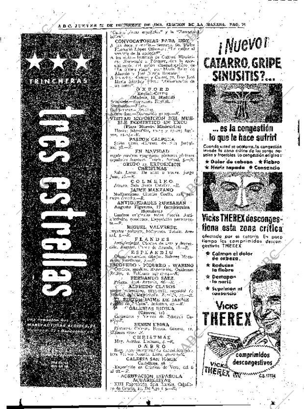ABC MADRID 21-12-1961 página 70