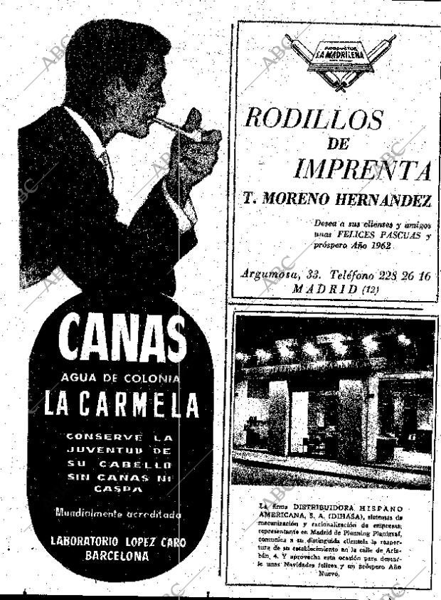 ABC MADRID 22-12-1961 página 20