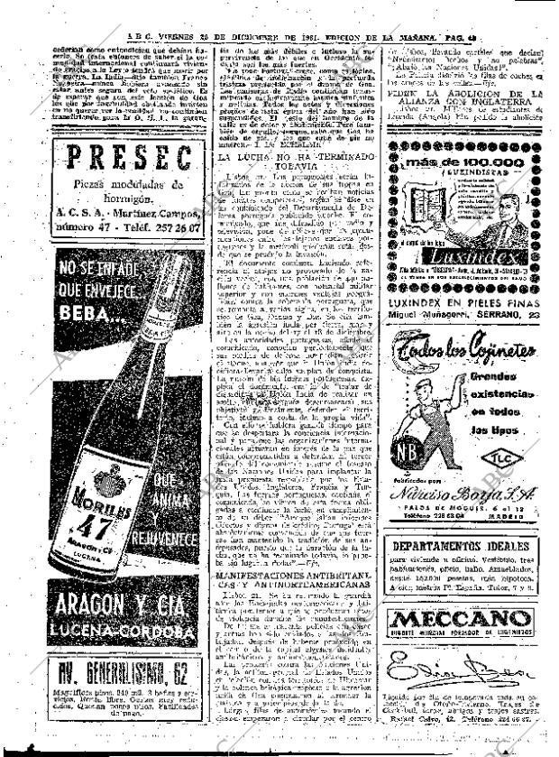 ABC MADRID 22-12-1961 página 48