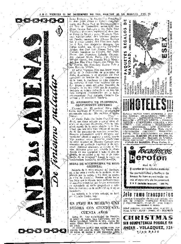 ABC MADRID 22-12-1961 página 64