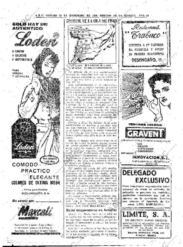 ABC MADRID 22-12-1961 página 66