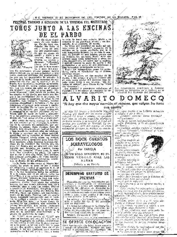 ABC MADRID 22-12-1961 página 69