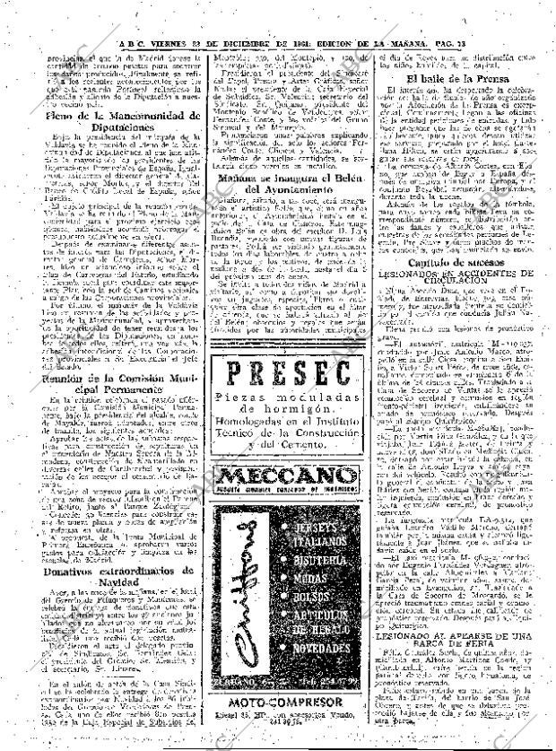 ABC MADRID 22-12-1961 página 73