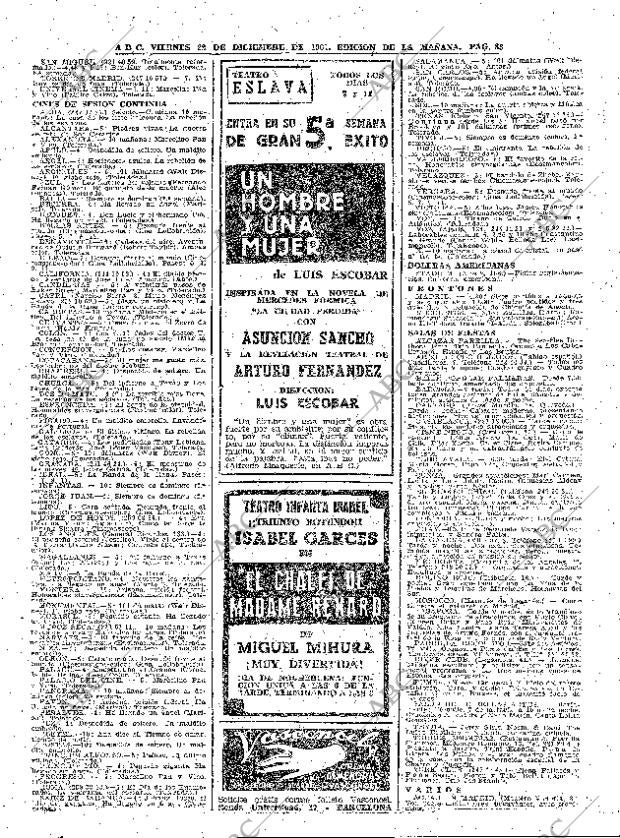 ABC MADRID 22-12-1961 página 83