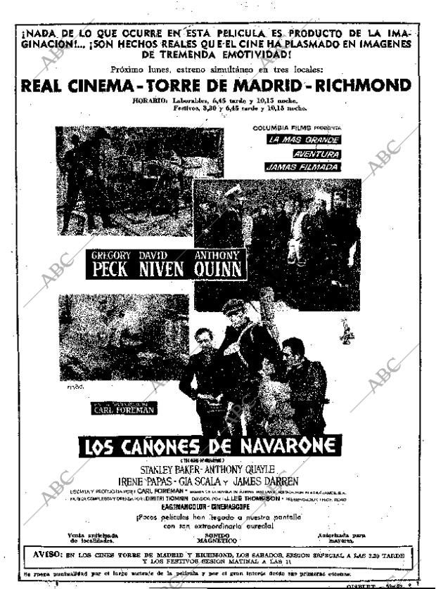 ABC MADRID 23-12-1961 página 43