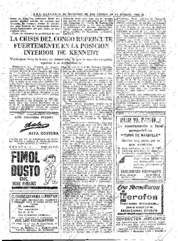 ABC MADRID 23-12-1961 página 56