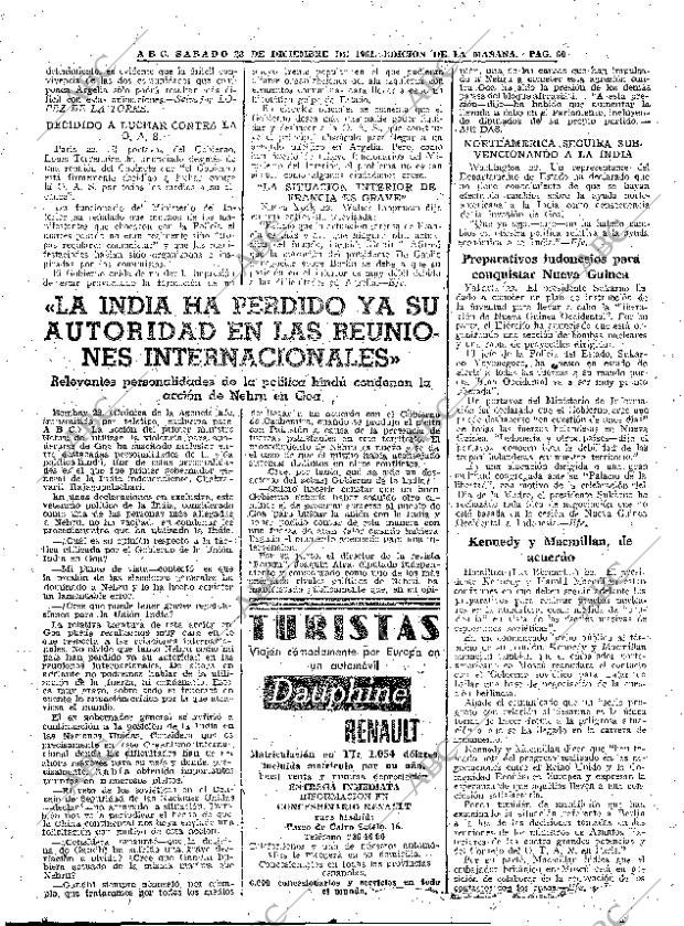 ABC MADRID 23-12-1961 página 60