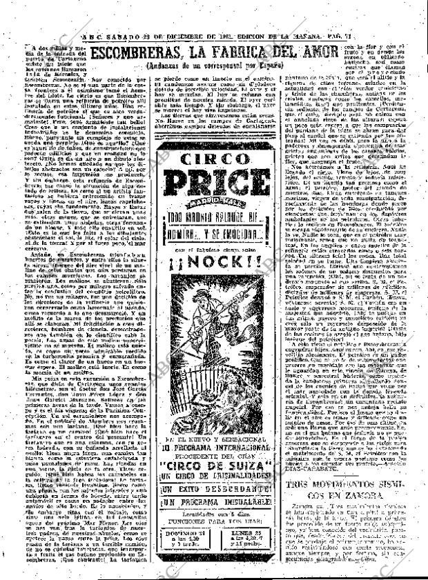 ABC MADRID 23-12-1961 página 71