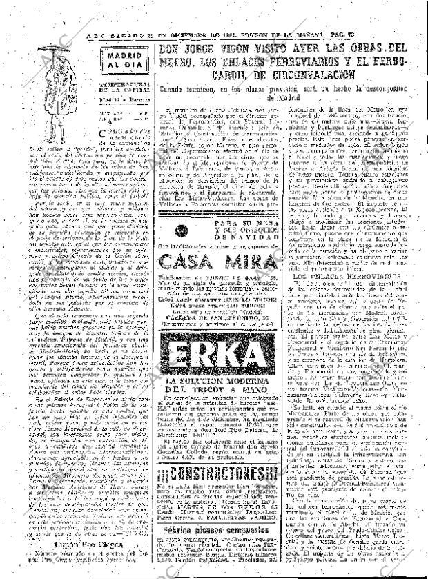 ABC MADRID 23-12-1961 página 73