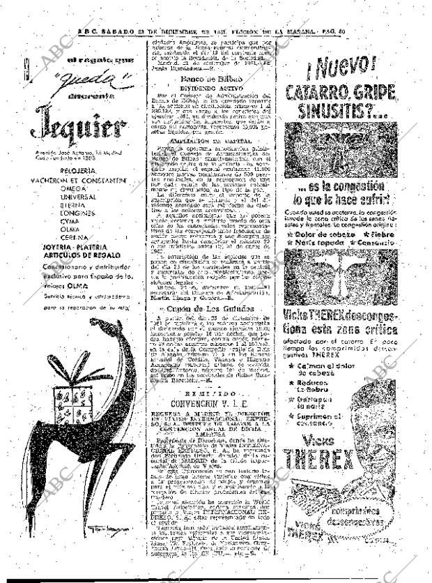 ABC MADRID 23-12-1961 página 80