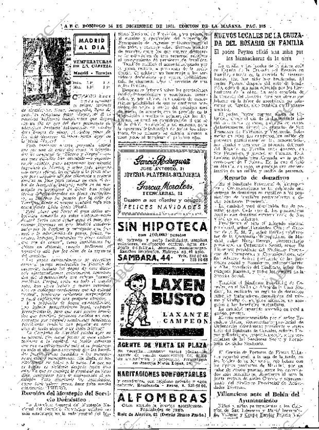 ABC MADRID 24-12-1961 página 105