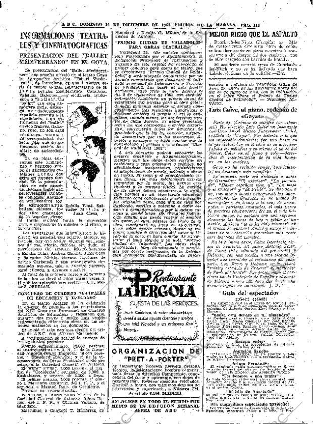 ABC MADRID 24-12-1961 página 111