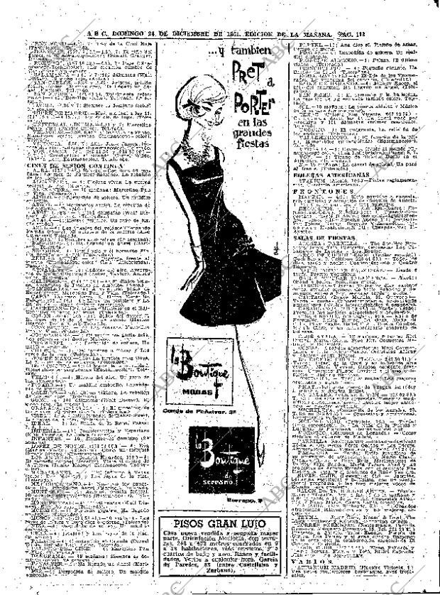 ABC MADRID 24-12-1961 página 113