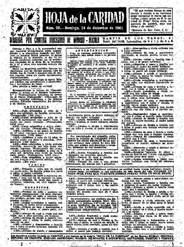 ABC MADRID 24-12-1961 página 19