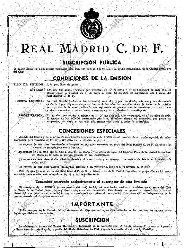 ABC MADRID 24-12-1961 página 20